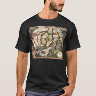 Hyperborea Flat Earth Azimuthal Equidistant Projec T-Shirt
