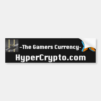 HyperCrypto.com Bumper Sticker 11"x3" Legit Vinyl