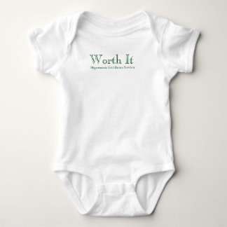 Hyperemesis Gravidarum Survivor Romper: Worth It Baby Bodysuit