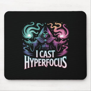 Hyperfocus Magic Spell Gamer Artwork Autism Mage M Mouse Mat