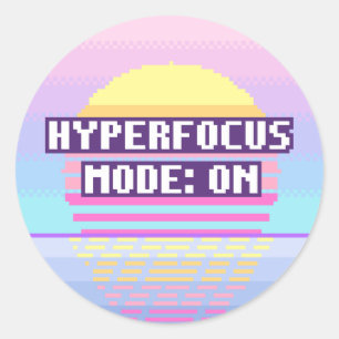 Hyperfocus Mode: On Neurodivergent Pixel Sticker