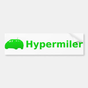 hypermiler bumper sticker