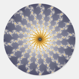 Hyperspace - Fractal Sticker