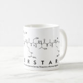 Hyperstar peptide word mug (Front Right)