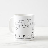 Hyperstar peptide word mug (Front Left)