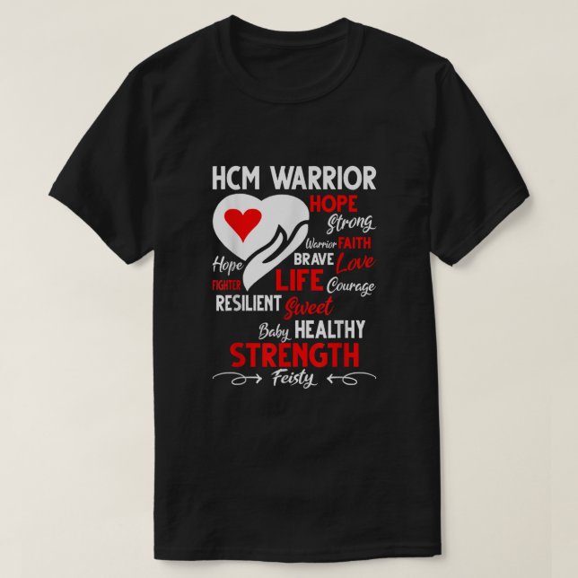 Hypertrophic Cardiomyopathy Raising Awareness HCM  T-Shirt (Design Front)