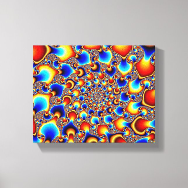 Hypn0sis - Fractal Art Canvas Print (Front)