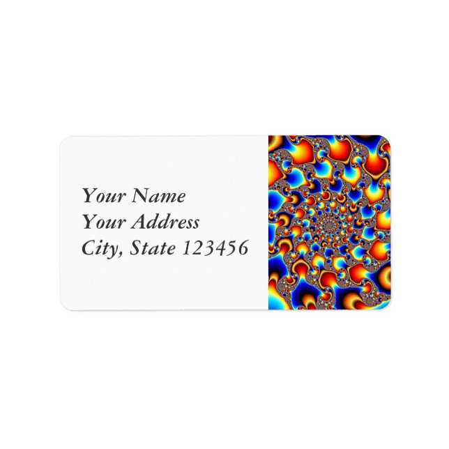 Hypn0sis - Fractal Art Label (Front)