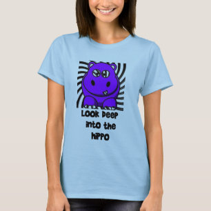 Hypno Hippo Purple T-Shirt