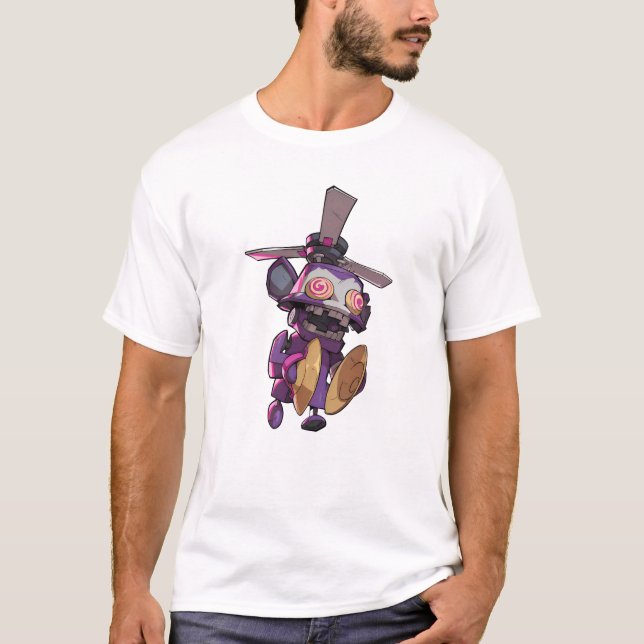 Hypno Robot Bunny T-Shirt (Front)