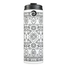 Hypno Spiral Bandanna Thermal Travel Tumbler