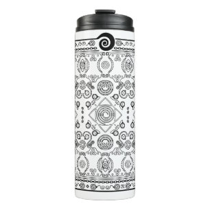 Hypno Spiral Bandanna Thermal Travel Tumbler