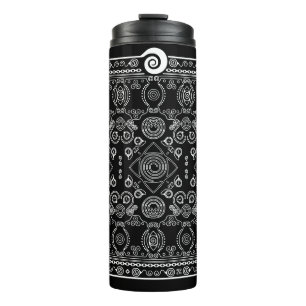 Hypno Spiral Bandanna Thermal Travel Tumbler