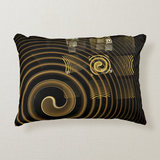 Hypnosis Abstract Art Accent Pillow (Front)