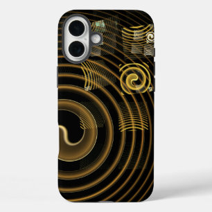 Hypnosis Abstract Art iPhone 16 Plus Case