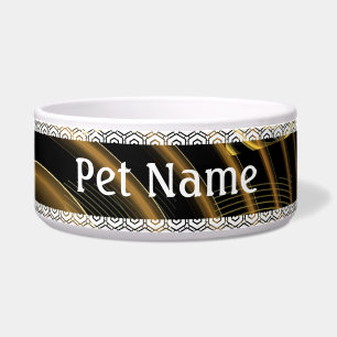 Hypnosis Abstract Art Dog Bowl