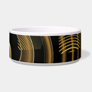 Hypnosis Abstract Art Dog Bowl