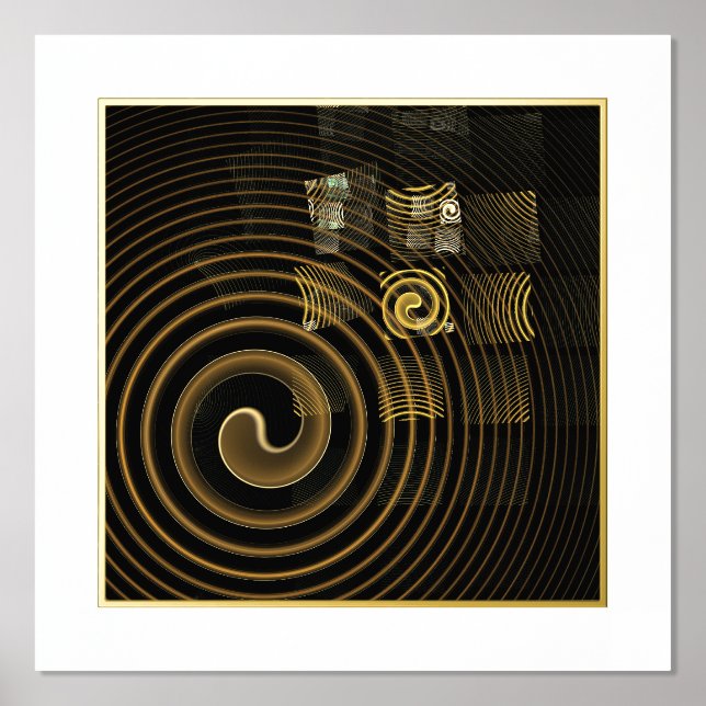 Hypnosis Abstract Art Foil Prints (Front)