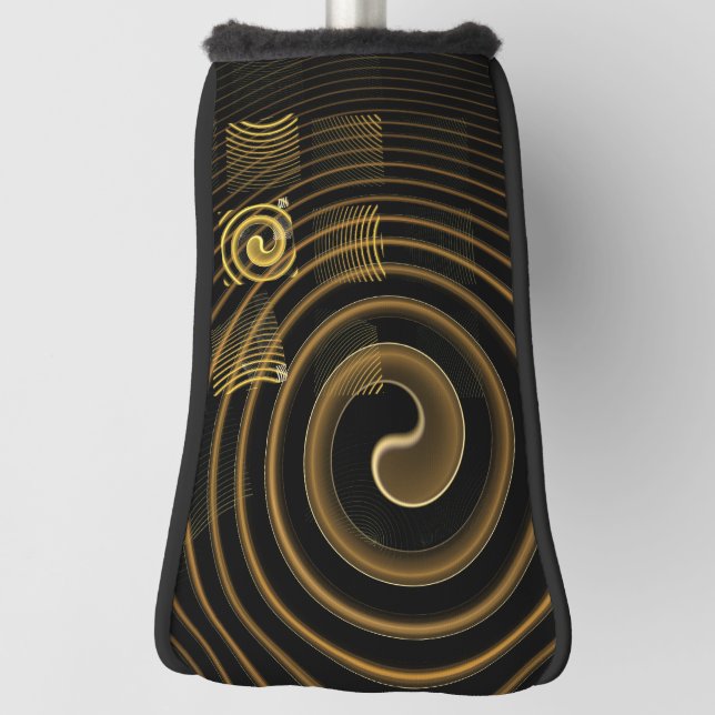 Hypnosis Abstract Art Golf Head Cover (Rotate 90)