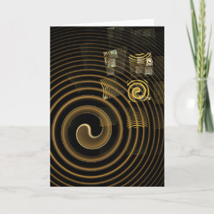 Hypnosis Abstract Art Greeting Card