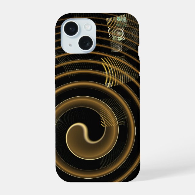 Hypnosis Abstract Art iPhone 15 Case (Back)