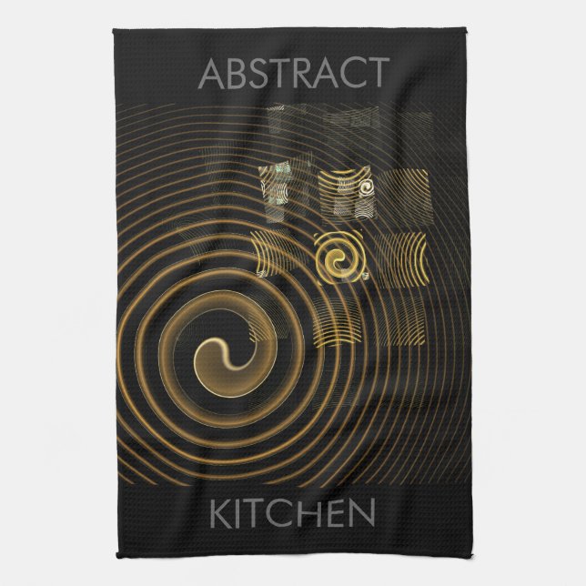 Hypnosis Abstract Art Kitchen Towel (Vertical)