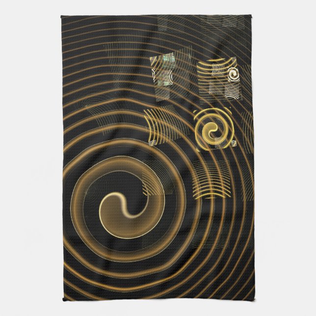 Hypnosis Abstract Art Kitchen Towel (Vertical)
