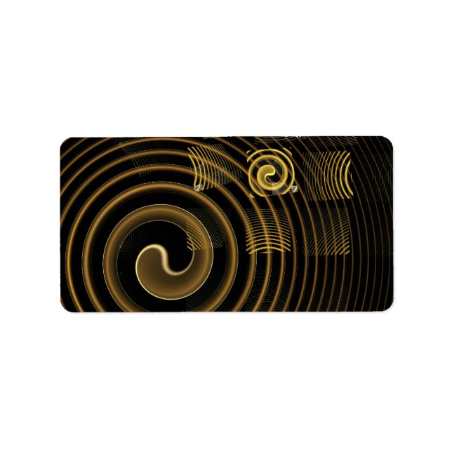 Hypnosis Abstract Art Label (Front)