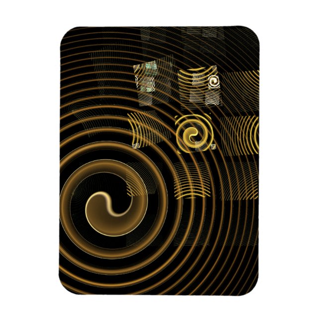 Hypnosis Abstract Art Premium Magnet (Vertical)