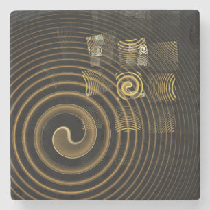 Hypnosis Abstract Art Stone Coaster
