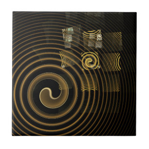 Hypnosis Abstract Art Tile