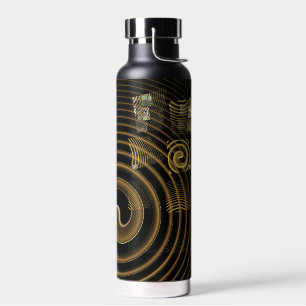 Hypnosis Abstract Art Water Bottle