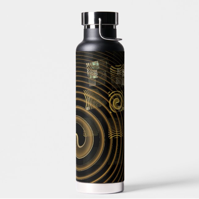 Hypnosis Abstract Art Water Bottle (Left)