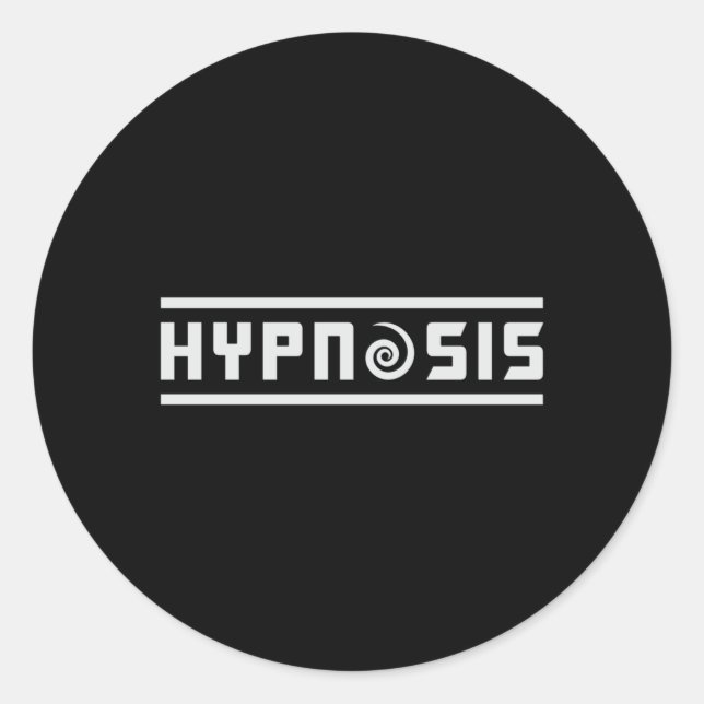 Hypnosis Best Hypnotist Hypnotic Hypnotizer Gift Classic Round Sticker (Front)