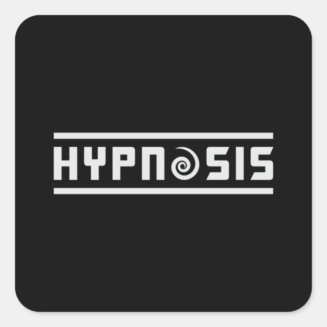 Hypnosis Best Hypnotist Hypnotic Hypnotizer Gift Square Sticker (Front)
