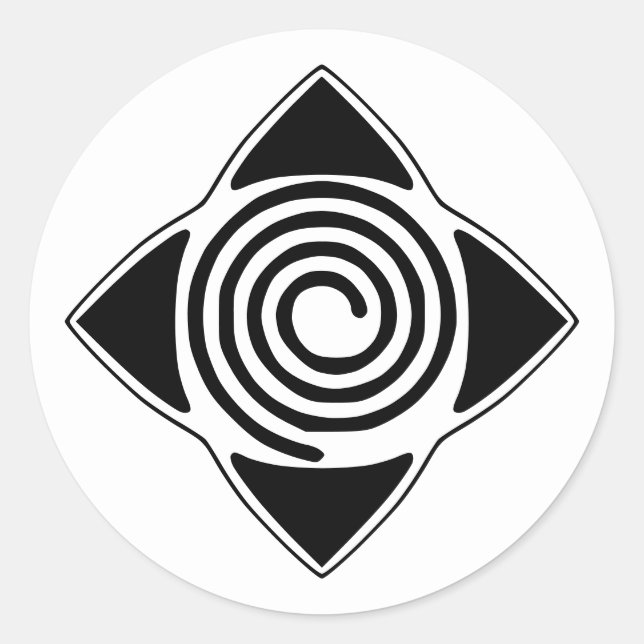 Hypnosis Everywhere Logo Spiral Symbol Sticker (Front)