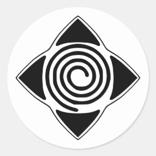 Hypnosis Everywhere Logo Spiral Symbol Sticker