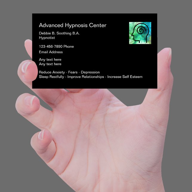 Hypnosis Services Business Cards (Creator Uploaded)