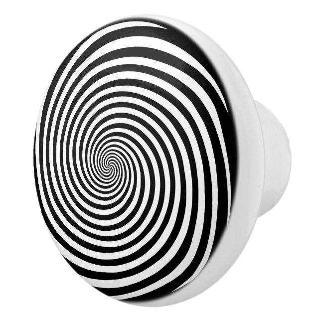 Hypnosis Spiral Ceramic Knob (Right)