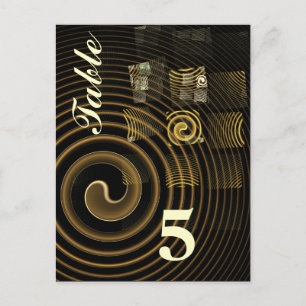 Hypnosis Table Number Postcard