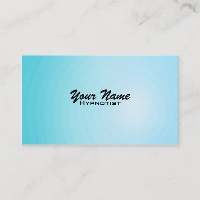 Hypnosis Therapy Business Cards (Front)