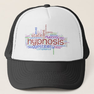 Hypnosis Word Art Trucker Hat