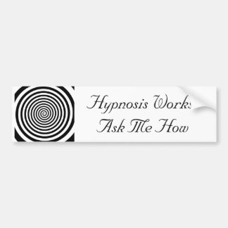 Hypnosis Works Bumper Sicker Sticker