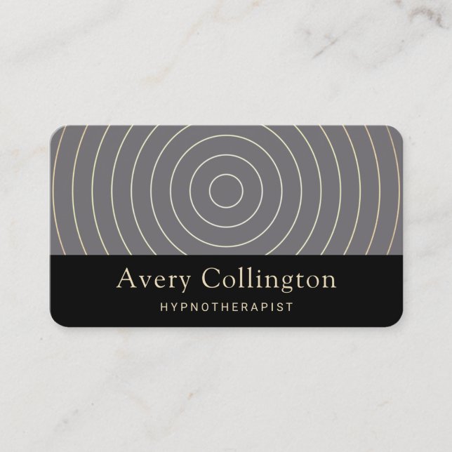 Hypnotherapy Hypnotherapist Business Card (Front)