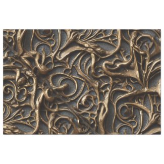 Hypnotic Abstract Liquid Gold Metal Design Patter