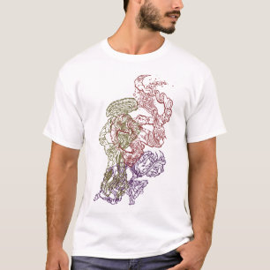 Hypnotic Amorphous Phantasmagoric Modern Groovy T-Shirt