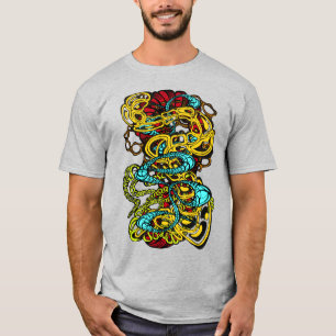 Hypnotic Amorphous Phantasmagoric Modern Groovy T-Shirt