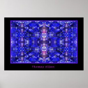 Hypnotic Blues Poster