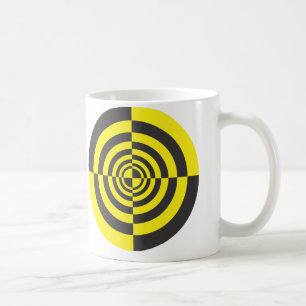 Hypnotic circles coffee mug