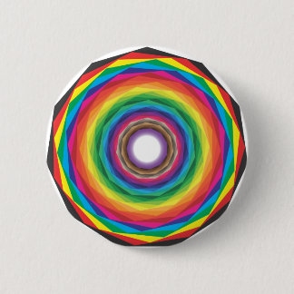 hypnotic colour swatches 6 cm round badge